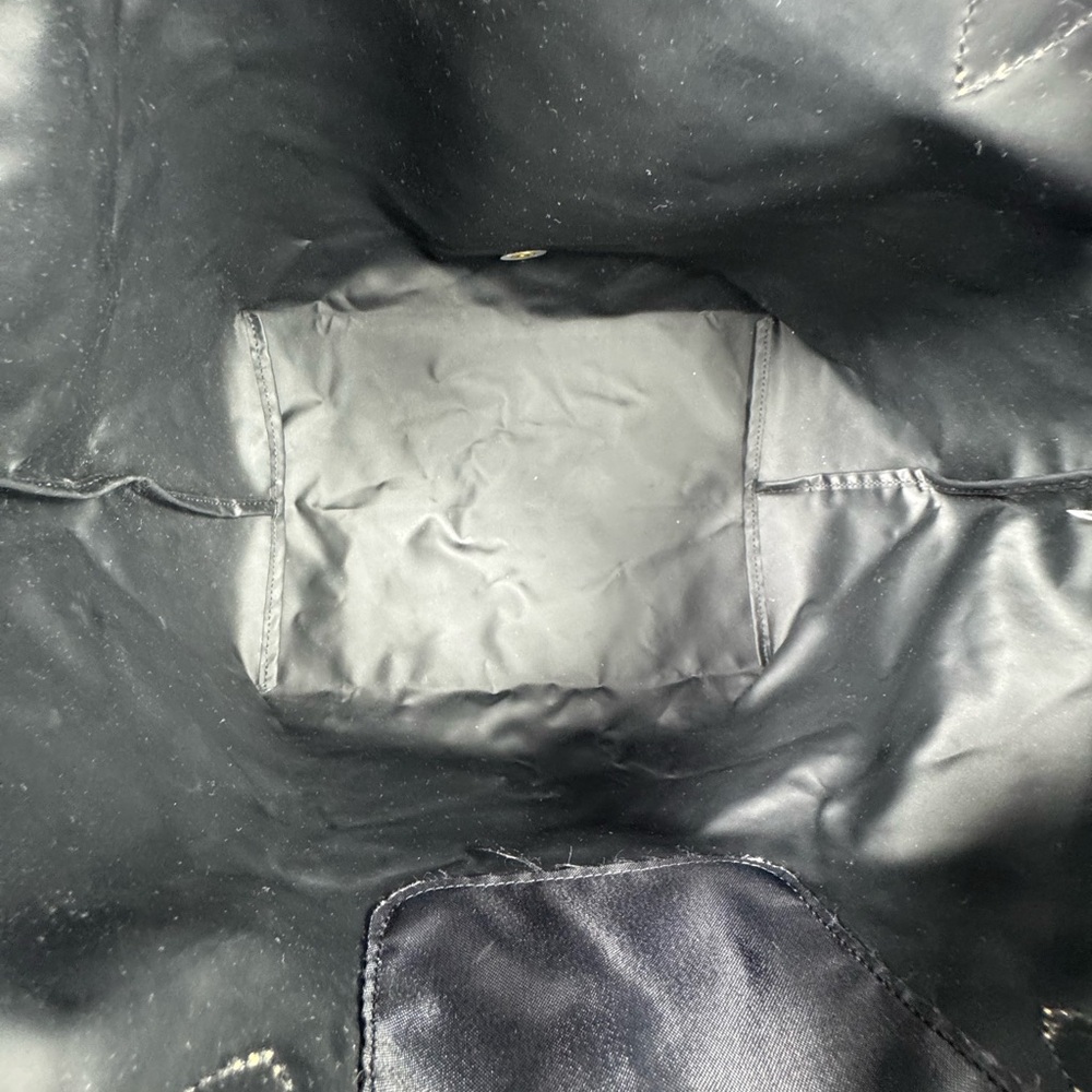 Longchamp Le Pliage Black Nylon/Leather Large Tote - Picture 7 of 11